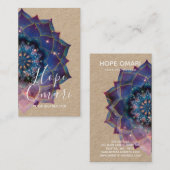 Carte De Visite Nebula Bloom | Mandala (Devant / Derrière)