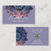 Carte De Visite Nebula Bloom | Mandala (Devant / Derrière)