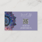 Carte De Visite Nebula Bloom | Mandala (Dos)