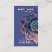 Carte De Visite Nebula Bloom | Mandala (Dos)