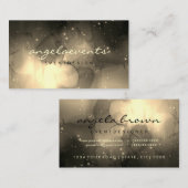 Carte De Visite Nebula Celestial Gold (Devant / Derrière)