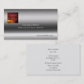 Carte De Visite Nebula d'émission en Puppias, modèle d'aspect méta (Devant / Derrière)