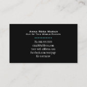 Carte De Visite *~* Nebula Universe Cosmos Galaxy Stars (Dos)