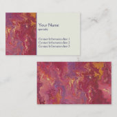 Carte de visite - nébuleuse (Devant / Derrière)