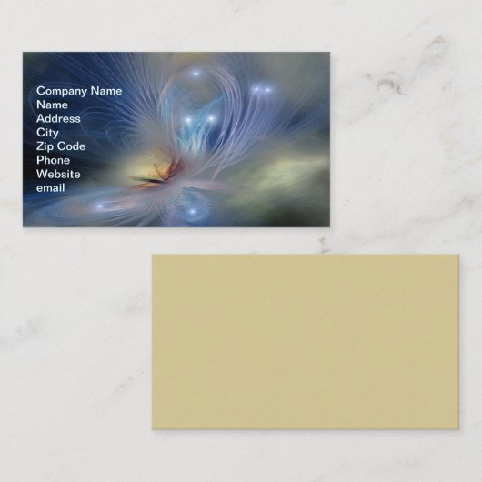 Carte De Visite Nébuleuse papillon (Devant / Derrière)