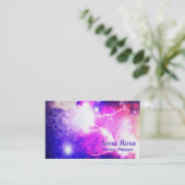 Carte De Visite Nébuleuse sacrée cosmique de galaxie de la (Debout devant)