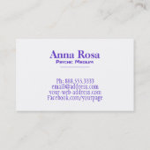 Carte De Visite Nébuleuse sacrée cosmique de galaxie de la (Dos)