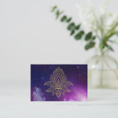 Carte De Visite Nébuleuse sacrée cosmique de Hamsa de galaxie de (Debout devant)