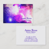 Carte De Visite Nébuleuse sacrée cosmique de la géométrie de (Devant / Derrière)