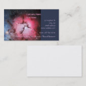 Carte De Visite Nébuleuse Trifid, 16 plus malpropres - piliers de (Devant / Derrière)