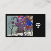 CARTE DE VISITE NEIGE HIVER / BEAUTÉ MODE COSTUME DESIGNER (Dos)