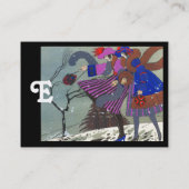 CARTE DE VISITE NEIGE HIVER / BEAUTÉ MODE COSTUME DESIGNER (Dos)