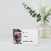 Carte De Visite Nénuphar rose (Debout devant)