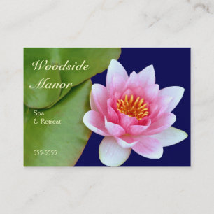 Carte De Visite Nénuphar rose