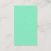 Carte De Visite Neo mint gris moderne mariage site web rsvp insert (Dos)