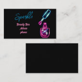 Carte De Visite Neon Beauty (Devant / Derrière)