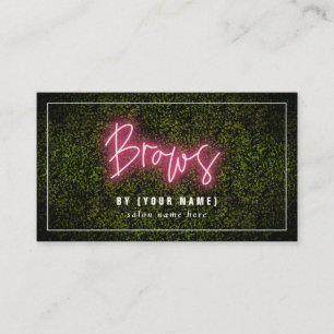 Carte de visite Neon Brows