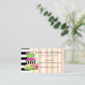 Carte De Visite Neon Cactus Business Card (Debout devant)