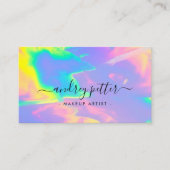 Carte De Visite neon colors gemstone opal (Devant)