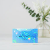 Carte De Visite neon colors gemstone opal (Debout devant)