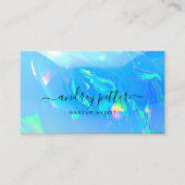 Carte De Visite neon colors gemstone opal (Devant)