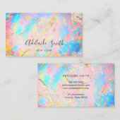 Carte De Visite néon couleurs opal (Devant / Derrière)