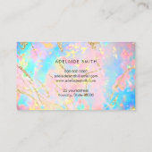 Carte De Visite néon couleurs opal (Dos)