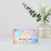 Carte De Visite néon couleurs opal (Debout devant)