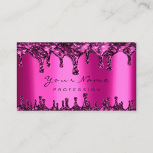 Carte De Visite Néon de fuchsia de rose de dépilage d'Epilation 