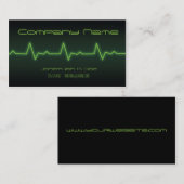 Carte De Visite Néon d'ECG (Devant / Derrière)