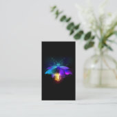 Carte De Visite Neon Firefly sur noir (Debout devant)
