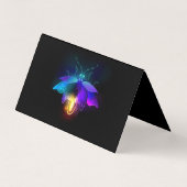 Carte De Visite Neon Firefly sur noir (Dos)