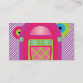 Carte De Visite Neon Jukebox (Dos)