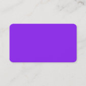 Carte De Visite Neon Purple Solid Color Personnaliser It (Devant)