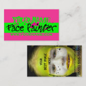 Carte De Visite Néon rose (Devant / Derrière)