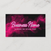 Carte De Visite Neon & Smoke Moderne (Devant)
