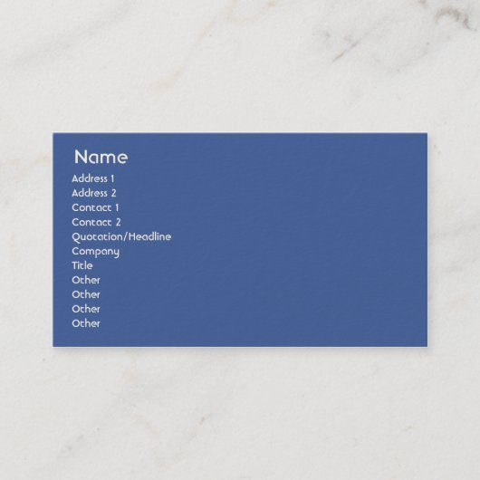 Carte De Visite Népal - Entreprises (Devant)