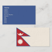 Carte De Visite Népal - Entreprises (Devant / Derrière)