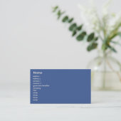 Carte De Visite Népal - Entreprises (Debout devant)