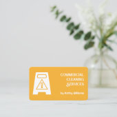 Carte De Visite Nettoyage (Debout devant)