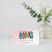 Carte De Visite Nettoyage à sec à lave-linge (Debout devant)