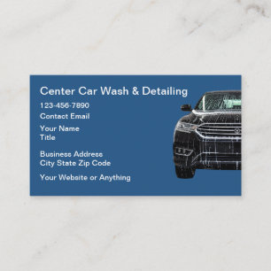 Carte De Visite Nettoyage Auto Lavage De Voiture