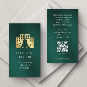Carte De Visite Nettoyage de bureaux Entreprise de nettoyage