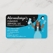 Carte De Visite Nettoyage de caricatures professionnelles/Maison d (Devant)