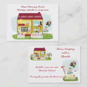 Carte De Visite Nettoyage de Chambre (Devant / Derrière)