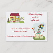 Carte De Visite Nettoyage de Chambre (Dos)