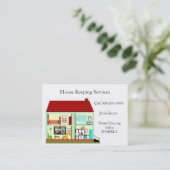Carte De Visite Nettoyage de Chambre (Debout devant)