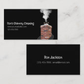 Carte De Visite Nettoyage de Cheminée (Devant / Derrière)