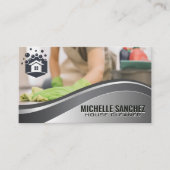 Carte De Visite Nettoyage de collaborateur | Services à domicile (Devant)