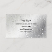 Carte De Visite Nettoyage de fenêtres professionnel (Dos)